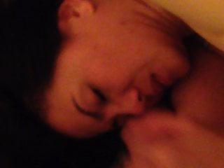 Meine asiatische Freundin liebt schwarze Schwänze