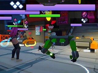 Die geile manche kostümierte Blondine beim Hardcore Dreier - sie lässt sich von den großen Schwänzen