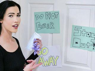 Heisse grünhaarige Diana Grace masturbiert für mich