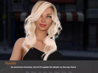 Unschuldige Engel und heiße Blondine mit einem heißen Körper